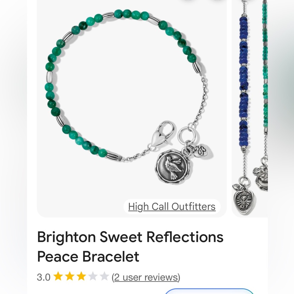 NEW Brighton Sweet reflections Summer 🏖️ bracelets Joy and Peace ☮️ - Picture 12 of 12